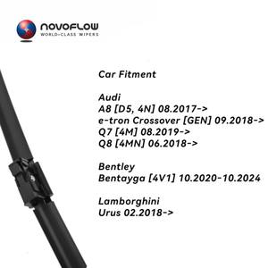 NOVOFLOW Ensemble de balais d'<span class=keywords><strong>essuie</strong></span>-<span class=keywords><strong>glace</strong></span> premium Longueur 650mm/500mm pour A8 [D5, 4N] Q7 [4M] Q8 [4MN] E-tron Crossover [GEN] - Product Image 6