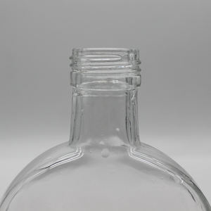 Haute Qualité Plat Vide 330ml Whisky Vodka Gin Rhum Tequila Bouteilles De Qualité Alimentaire Flacon Vin Jus <span class=keywords><strong>Alcool</strong></span> Boisson Bouteille En Verre - Product Image 4