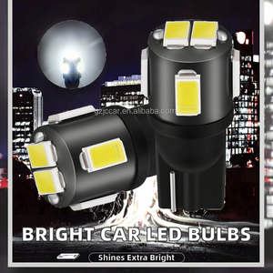 Nouvelles ampoules LED super lumineuses pour voiture W5W T10 194 168 5630 6SMD 12V Blanc froid Auto 501 Stroboscopique Lumières de dégagement intérieures - Product Image 2
