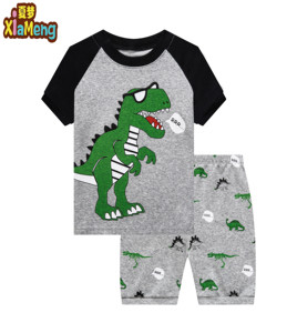 2025 all'ingrosso 100% <span class=keywords><strong>pigiama</strong></span> di cotone per bambini manica corta per bambini <span class=keywords><strong>pigiama</strong></span> Set per ragazzi - Product Image 6