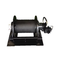 Treuil hydraulique industriel de 0,8 tonne pour les bateaux de pêche à la crevette, les tracteurs, les ancres, les excavateurs, les grues à filets de pêche