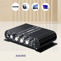 Mini amplificateur de puissance Bluetooth 12V, amplificateur stéréo audio pour voiture et système sonore domestique