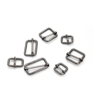 Boucle réglable en alliage à broche roulante pour sangle de sac à dos en cuir, accessoires de quincaillerie DIY pour bagages 13-39mm