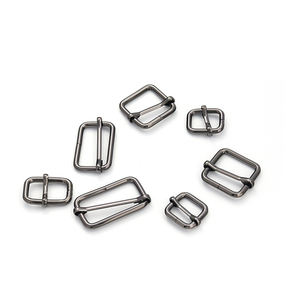 13-39mm equipaje DIY accesorios de hardware bolsa Correa cuero mochila cinturón rodillo Pin hebilla aleación hebilla ajustable - Product Image 4