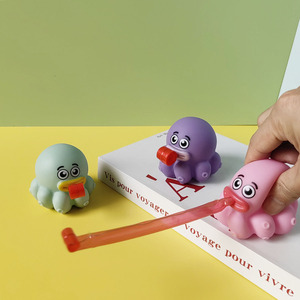 Juguete Creativo Antiestrés de Pulpo con Lengua para Apretar y Retorcer - Juguetes para Aliviar el Estrés y la Ansiedad - Product Image 4