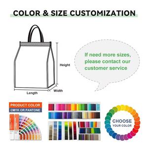Bolsa de Playa de Lona de Algodón con Diseño a Rayas, Impresión Digital Personalizada <span class=keywords><strong>ECO</strong></span> GREEN, Gran Capacidad, con Cierre de Cremallera - Product Image 6