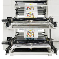 Machine d'impression flexographique pour papier d'emballage alimentaire, gobelets à café, sacs de courses