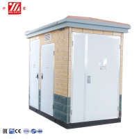 Poste de transformateur conteneurisé préfabriqué de type boîte de style européen personnalisé 33kV 1600kVA