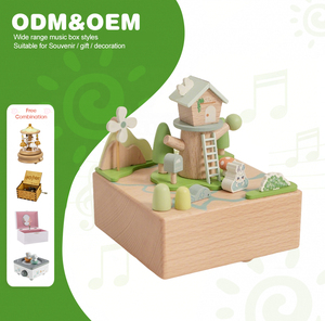 Disponibile: Carillon Musicale Wooderful con Melodia Personalizzata, Tema Outer Wilds, Regalo Artigianale - Product Image 1
