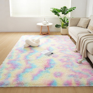 <span class=keywords><strong>Tapis</strong></span> d'intérieur moderne et doux sur mesure, fourrure synthétique, idéal pour salon, chambre d'enfant, décoration intérieure – Approvisionnement direct usine - Product Image 4