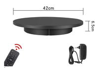 Affichage professionnel de plateau tournant électrique 42cm présentoir rotatif télécommande 360 plateau tournant grande taille