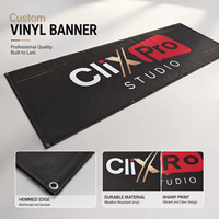 Bannière en vinyle imprimée sur mesure, publicité couleur, panneau en vinyle avec œillets, bannière personnalisée pour la promotion commerciale intérieure et extérieure