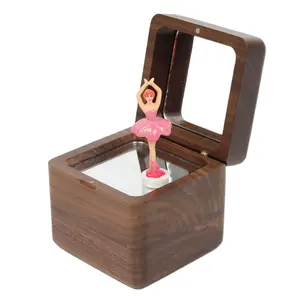 Custom Songs Wooden Antique Ballerina Music Box