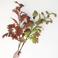 YL Branche d'arbre artificielle de haute qualité en faux chêne avec fruits, feuillage en soie, pour mariage, Noël, durable, écologique, pour intérieur