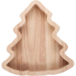 Wooden <b>Christmas</b> <b>tree</b>-shaped tray for restaurant snacks and desserts, <b>Christmas</b> party <b>table</b> decoration display tray - Product Image 5