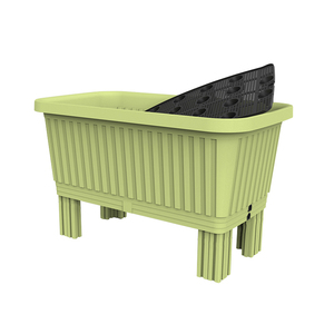 Forma di rettangolo eco-friendly auto irrigazione vasi di plastica per <span class=keywords><strong>giardino</strong></span> erba & piantatrice vegetale per casa balcone - Product Image 1