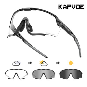 Gafas de Ciclismo KAPVOE Fotocromáticas con Montura Completa, Resistentes al Viento, para Deportes al Aire Libre - Product Image 2