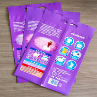 Sacs en PET/PE refermables à trois soudures, impression personnalisée exquise, pour la lessive en poudre et l'emballage alimentaire