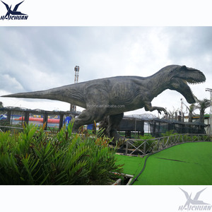 Dinosaurio T-Rex <span class=keywords><strong>Animatrónico</strong></span> de Metal y Silicona de Tamaño Real para Parques Temáticos - Modelo Personalizable HaiChuan para Interiores/Exteriores - Product Image 3