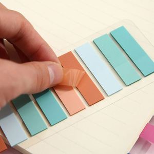 200 Sheets <b>Memo</b> <b>Pad</b> Sticky Note Tabs Assorted Colors Removable Strong Adhesive Page Markers for Student Office Notebook File - Product Image 3