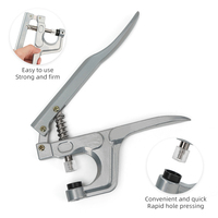 Kit d'outils d'installation de boutons de couture pour vêtements en résine colorée, pinces à pression manuelle quatre en un JP T3/T5/T8