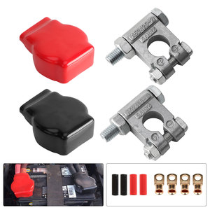 CNSPEED Battery <b>Terminals</b> A52425-2 Screw Type Positive Negative With Cover For Car Truck - Product Image 2