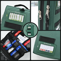 Trousse de premiers soins d'urgence 40 en 1 pour l'extérieur, kit de survie avec fournitures médicales, outils de survie pour la randonnée et le camping