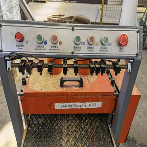 Sierra Circular Industrial Eléctrica para Madera con Alimentación Vertical por Cadena, Corte Automático de Madera, Múltiples Cuchillas, Tipo Gang Rip - Product Image 2