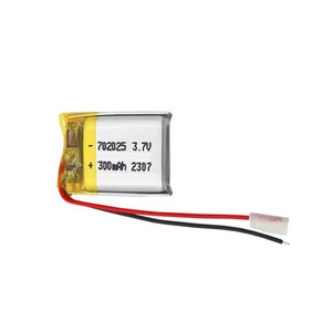 Batterie Li-ion polymère 702025 3.7V 300mAh Lipo Lithium polymère rechargeable Akku - Product Image 2