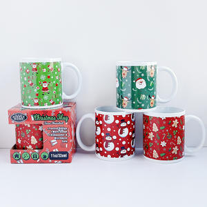 Mug de Noël Simply Home 11oz en céramique, compatible lave-vaisselle et micro-ondes, ensemble cadeau de fêtes - Product Image 3