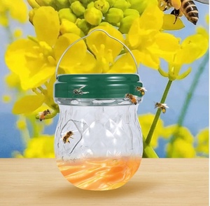 Trappola per vespe e api da giardino, ecologica, per il controllo degli insetti, trappola per vespe da esterno, bottiglia per catturare api e vespe. - Product Image 5