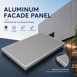 Revestimiento <span class=keywords><strong>de</strong></span> <span class=keywords><strong>Aluminio</strong></span> para Paredes Exteriores, Paneles Arquitectónicos <span class=keywords><strong>de</strong></span> <span class=keywords><strong>Aluminio</strong></span> para <span class=keywords><strong>Fachadas</strong></span>, Fachada Perforada con Recubrimiento en Polvo - Product Image 6