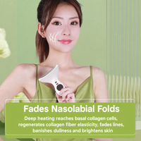 Appareil électrique de lifting du cou et du visage pour usage domestique, anti-rides, raffermissant, masseur facial, lumière colorée, appareil de beauté pour le cou à usage domestique