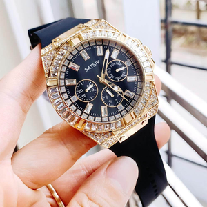 Montre sport de luxe pour femme <span class=keywords><strong>Guess</strong></span> GW0118L1, bracelet en silicone de 20 mm, boîtier en acier inoxydable, aiguilles, chronographe, date, étanche à 50 m - Product Image 2