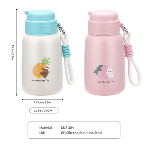 Portable <span class=keywords><strong>300ML</strong></span> sans BPA gobelet en acier inoxydable mignon bouteille d'<span class=keywords><strong>eau</strong></span> pour les enfants école voyage activités de plein air chaud thermique - Product Image 3