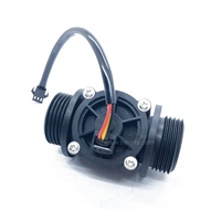 Pengukur aliran Sensor aliran, 3.5-24V DC FS400A G1 "Rate 1 ~ 60 L/Min pengukuran cair