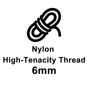 Baiyuheng cuerda trenzada de nailon de alta calidad personalizada 3mm 4mm 5mm 6mm 7mm Paracord 1000 pies cuerda de trabajo de escalada al aire libre