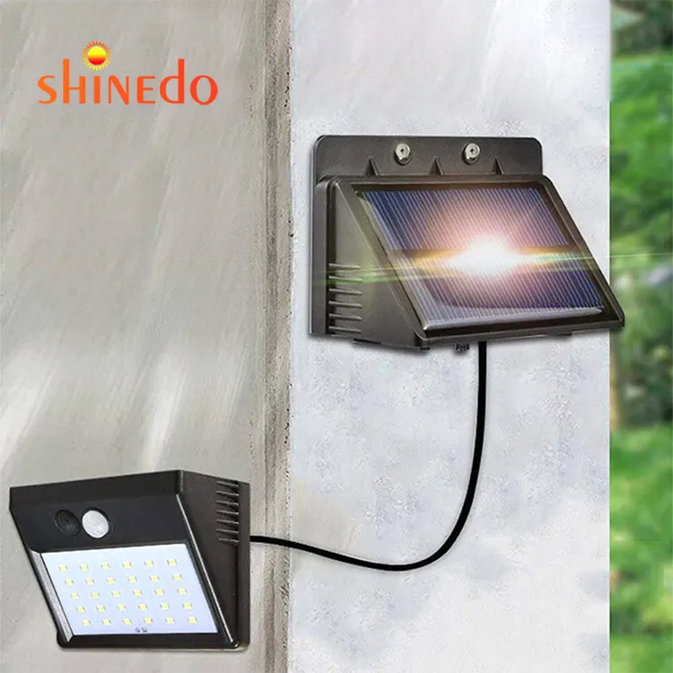 Outdoor Solar Light Solar Wall Lamp Waterproof PIR Motion Sensor Garden Light Solar Powered Sunlight Street Light