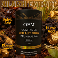 Shilajit Gummies Expédition rapide Supplément de santé Himalayan Gold Fourniture excédentaire en gros pour adultes