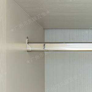 Dongyao Wardrobe Hanging Rod Flange Seat Stainless Steel Ceiling Mount Thickened Zinc Alloy Clothes Rail <b>Bracket</b> Modern Simple - Product Image 1