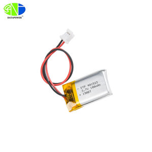 데이터 전원 소형 3.7V <span class=keywords><strong>100</strong></span> <span class=keywords><strong>mAh</strong></span> 무선 헤드셋 폴리머 리튬 이온 배터리 파우치 카테고리 리튬 이온 배터리 - Product Image 5