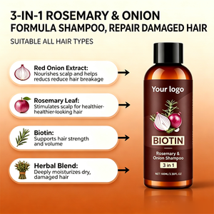 Champú y Acondicionador 2 en 1 Nutritivo y Voluminizador con Biotina, Colágeno y Extracto <span class=keywords><strong>de</strong></span> Cebolla, Anticaída del <span class=keywords><strong>Cabello</strong></span>, OEM/ODM - Product Image 3