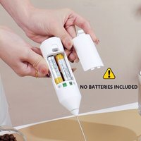 Mousseur à lait électrique portatif ZES 2AA à piles, fouet en acier inoxydable pour café, latte, cappuccino – Vente en gros