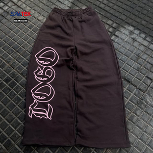 <span class=keywords><strong>Pantalones</strong></span> Deportivos Anchos Personalizados para Mujer, <span class=keywords><strong>Pantalones</strong></span> Jogger Holgados con Estampado Gráfico Rosa, Cintura Elástica, Estilo Casual Y2K, Ropa de Calle, <span class=keywords><strong>Pantalones</strong></span> de Salón - Product Image 3