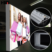 Support de bannière pliable pour photomaton, boîte à lumière LED, toiles de fond pour affichage, équipement publicitaire