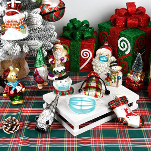 Adornos Navideños de Lujo para Navidad, Decoraciones de Vidrio con Diseño de Santa Claus, Adornos para Árbol de Navidad, 100 Piezas - Product Image 2