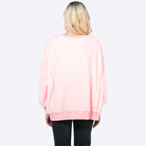Pull décontracté à la mode pour femmes personnalisé Fabricant de sweat-shirt Fournisseur de pull brodé Top <span class=keywords><strong>Blouse</strong></span> - Product Image 3