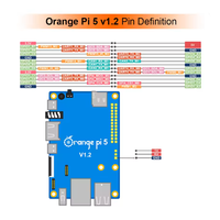 Orange Pi 5 4 Go/8 Go/16 Go de RAM Ordinateur monocarte RK3588S 8 cœurs 64 bits Module PCIE Carte de développement Orange Pi 5