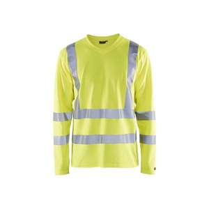 Blaklader-เสื้อยืดแขนยาว UV Hi-Vis 338110703300L สีเหลือง-EAN 7330509369098 HI-VIS Workwear - Product Image 1