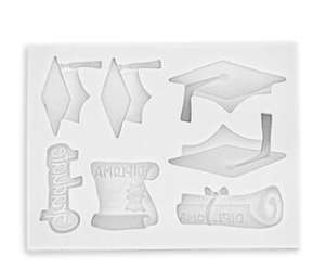 แม่พิมพ์ซิลิโคนคุณภาพเยี่ยม รูปทรงหมวกบัณฑิตขนาดใหญ่ สำหรับทำน้ำตาล ฟองดองท์ ตกแต่งเค้ก รูปสัตว์ อุปกรณ์ทำขนม - Product Image 2